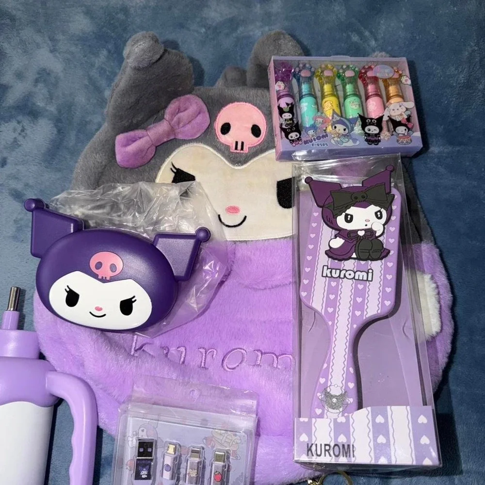 Kuromi Sanrio purple gift bundle